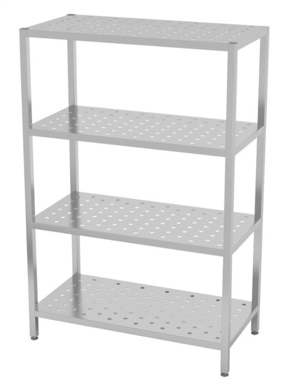 Regał Gastronomiczny Nierdzewny 60x40x180 Perforowany Pol-344064pol ...